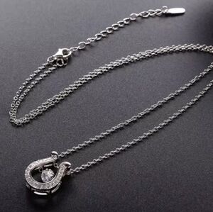 HORSESHOE CUBIC ZIRCONIA NECKLACE